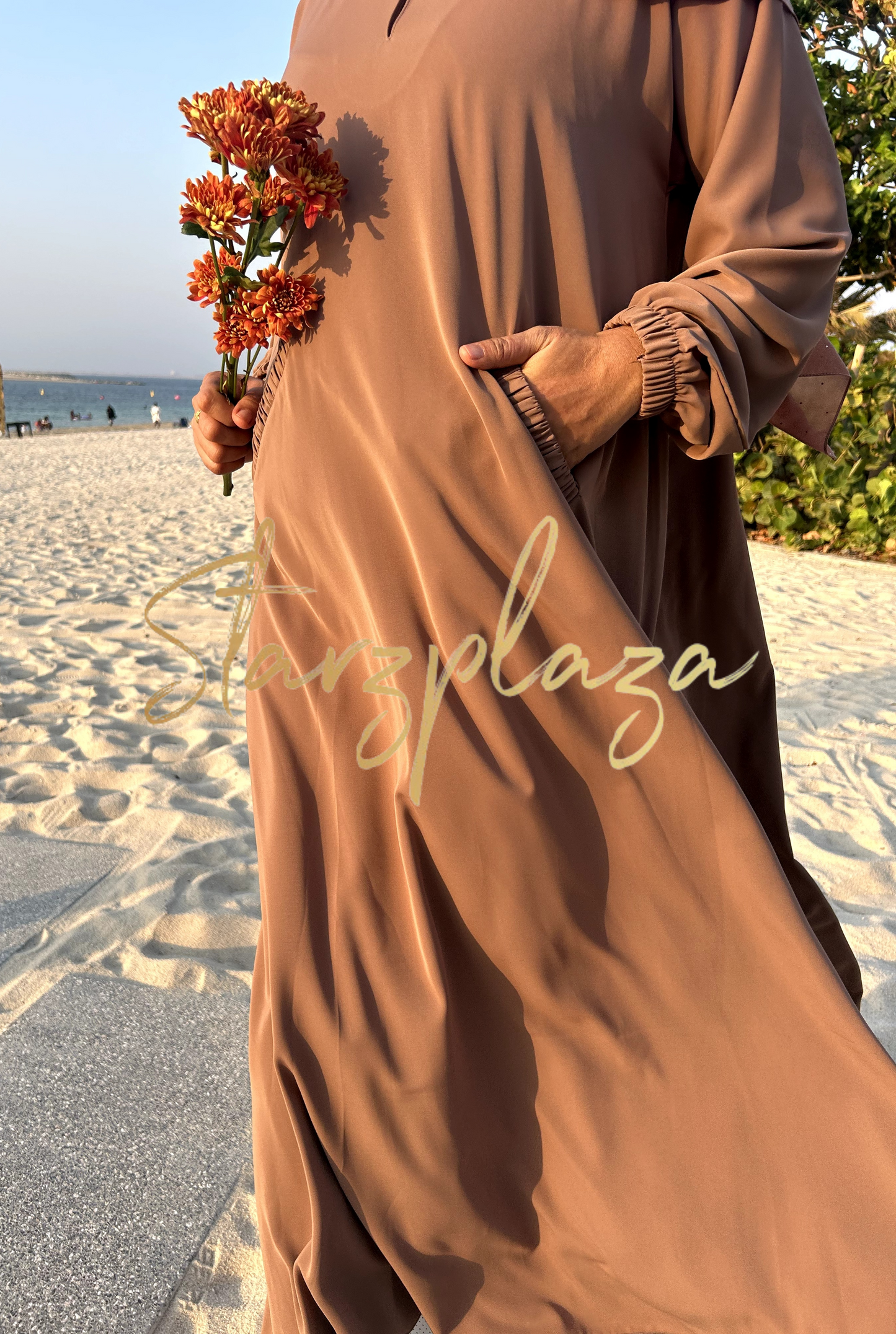 Casual Nude Abaya